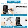 DAUZ Car Window Key Safe Box, Heavy Duty 12 Digit