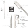 Sparkle Tmax Stainless Steel Tent Pegs, 6 Pieces - Sand