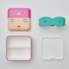 tak bento box pink superhero lunchbox leg