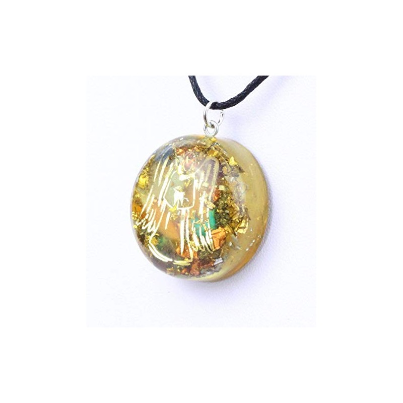 Orpanit® Orgonite Energy Pendant Guardian Angel Gold