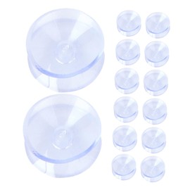 Gatuida 16pcs Transparent Double Sided Non Slip Pads Glass Table Top Bumpers for Hard Surfaces Versatile Furniture Protection Reusable and Easy to Clean