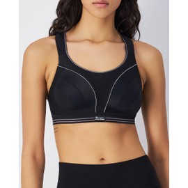 Champion Women's Shock Absorber S5044 Ultimate Run Bra, Black, 34A
