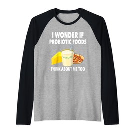 Lustige probiotische Lebensmittel Liebhaber sagen Probiotika Darm Gesundheit Raglan