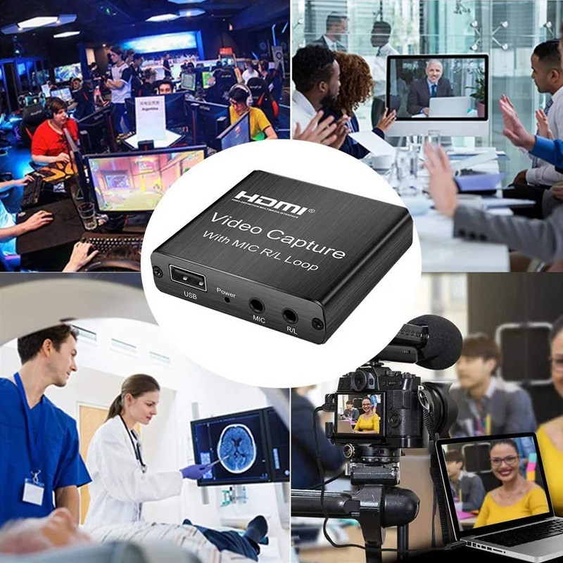 CARYWON Capturadora de Video HDMI, 4K HDMI a USB 3.0