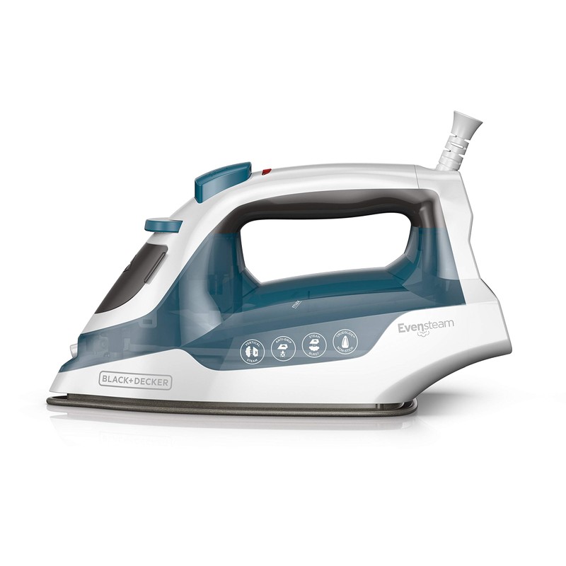 BLACK+DECKER Easy Steam Compact Iron, with Non Stick Soleplate
