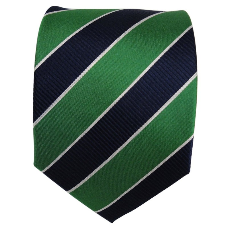 TigerTie Designer Silk Tie in Striped - Tie Width 8