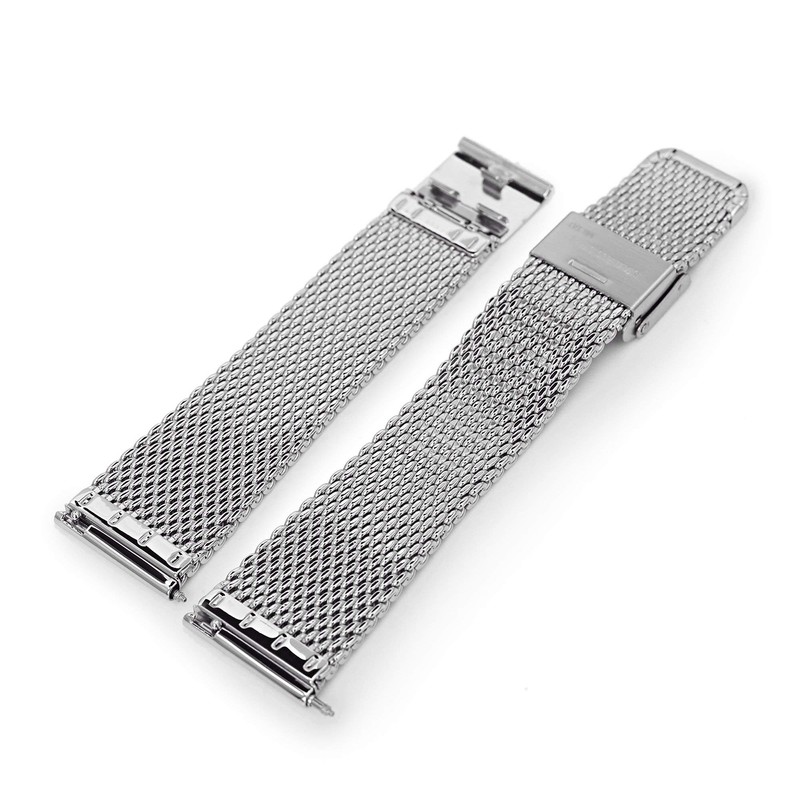 MiLTAT 22mm Quick Release Milanese Mesh Watch Band Tapered Style