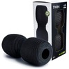 Black Roll Foam Roller TWIN Stretch Ball, Made in Germany,