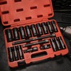 EPAuto 1/2-Inch Drive Metric (10-24 mm) Deep Impact Socket Set