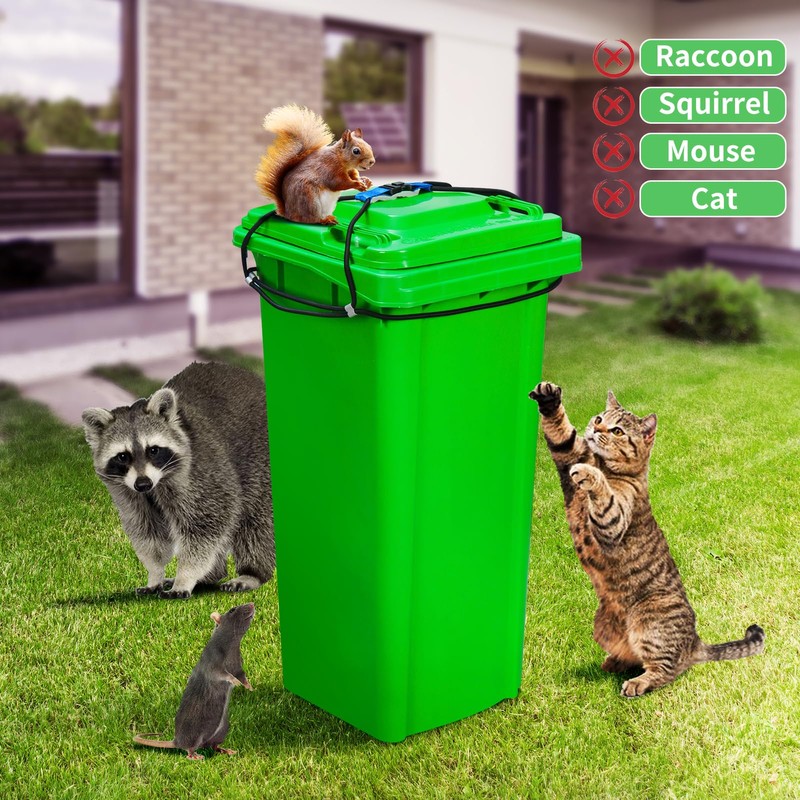 Foxmox Trash Can Locks for Animals - 1PCS Garbage Can