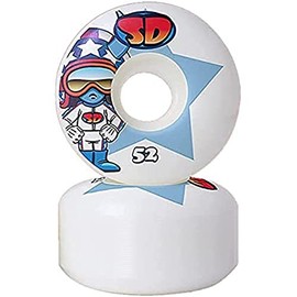 Speed Unisex - Adult Demons Characters Skateboard Wheels Stars 53mm