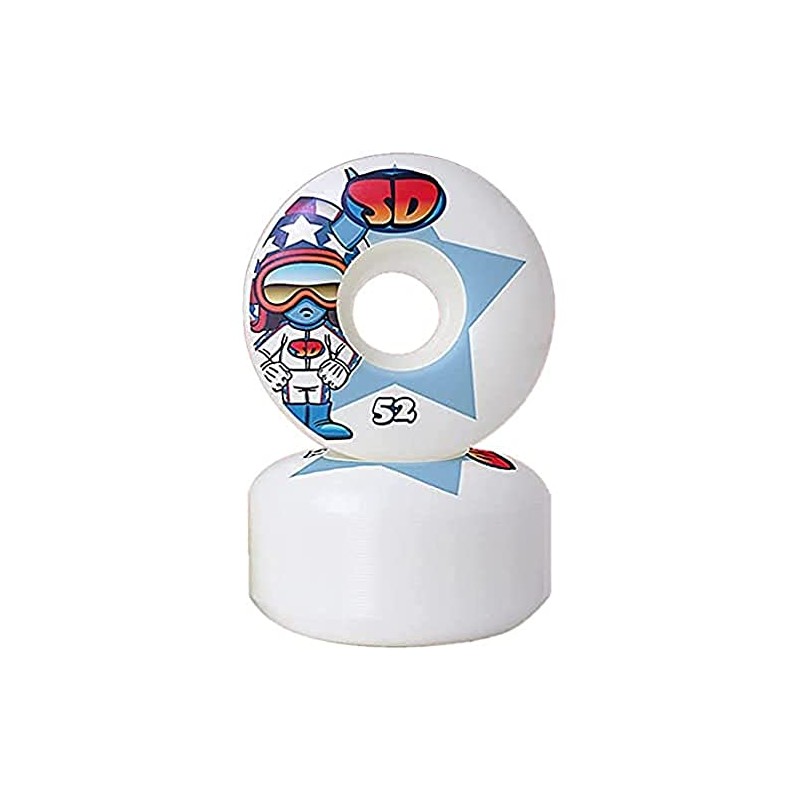 Speed Unisex - Adult Demons Characters Skateboard Wheels Stars 53mm