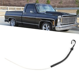 Oil Dipstick Tube, Black Driver Side Fit Replacement for Chevy SBC 283 327 350 400 Engine 1955‑1979(Black)