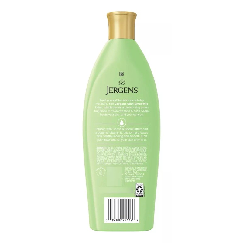 Jergens Crema Corporal Jergens Skin Smoothie Aguacate Manzana 295ml