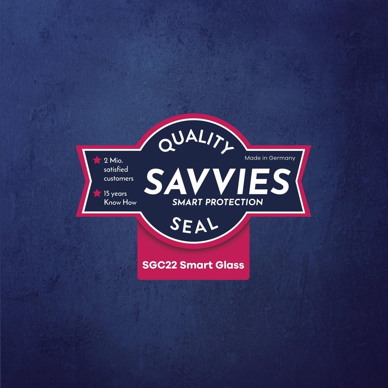 Savvies 3 Pack Glass Film compatible with Doogee Anywise W1