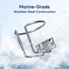 4 PCS Boat Cup Holder,Premium Wall Mounted Stainless Steel Holders