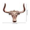 5MOONSUN5 Longhorn Steer Head Wall Mounted Cabinet Hardware, Rustic Decor,