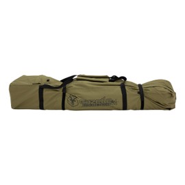 Gazelle Tents™ T3X Water-Resistant Duffle Bag, 600D Oversized Duffle Bag, Padded Straps, Sealed Seams, External Stake Pouch, Zipper Cover, Oak Moss GA112