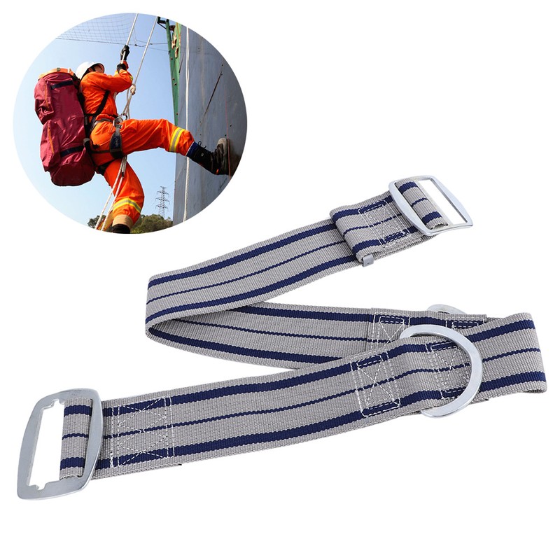Fire Safety Harness Fireproof Firefighters Climbing Belt Nylon Anti‑Falling Strap