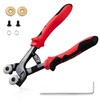 LEONTOOL Glass Mosaic Tongs with Wheels, 7.5 Inch Ceramic Tile