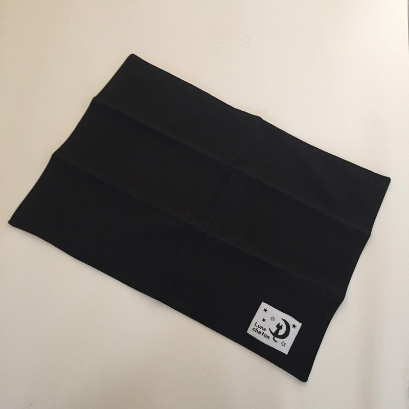 Nakano MM-451 Placemat, Black, Approx. Length 13.0 x Width 17.7
