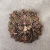 Veronese Design Greenman Wall Plaques (Polystone, Autumn Small)