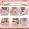 DOYIDE 12Pcs 8x8x8 Inches Cake Boxes, Pink Square Bakery Boxes