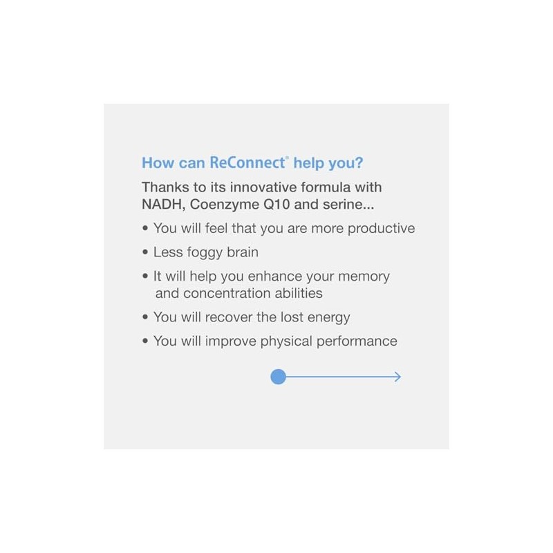 Vitae ReConnect | NADH, CoQ10, Serine, Vitamin C | Energy