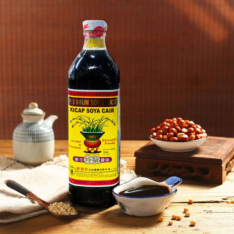 Kicap Soya Cair Premium Soy Sauce 蘭花醬油 750 ml x
