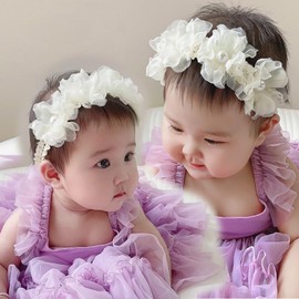 Bianhuan Hair Band, For Babies, Girls, Kids, Newborns, Garland, Children's Accessories, Baby Hair Band, Cute, Hair Ribbon, Hair Accessory, Headband, Beginning Eating Out, Hinamatsuri Festival