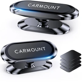 【2-Pack】 Magnetic Car Holder Dashboard【Strong Magnets】 carmount 2.0 Magnetic Phone Mount【360°Rotation】 Car Mount for Cell Phone Holders for Your Car for All Smartphones & All Car Models