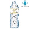 55th Birthday Water Bottle Labels; Set of 20 Waterproof Water