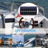 8 Gang Marine Switch Panel, Boat Rocker Switch Panel Waterproof,