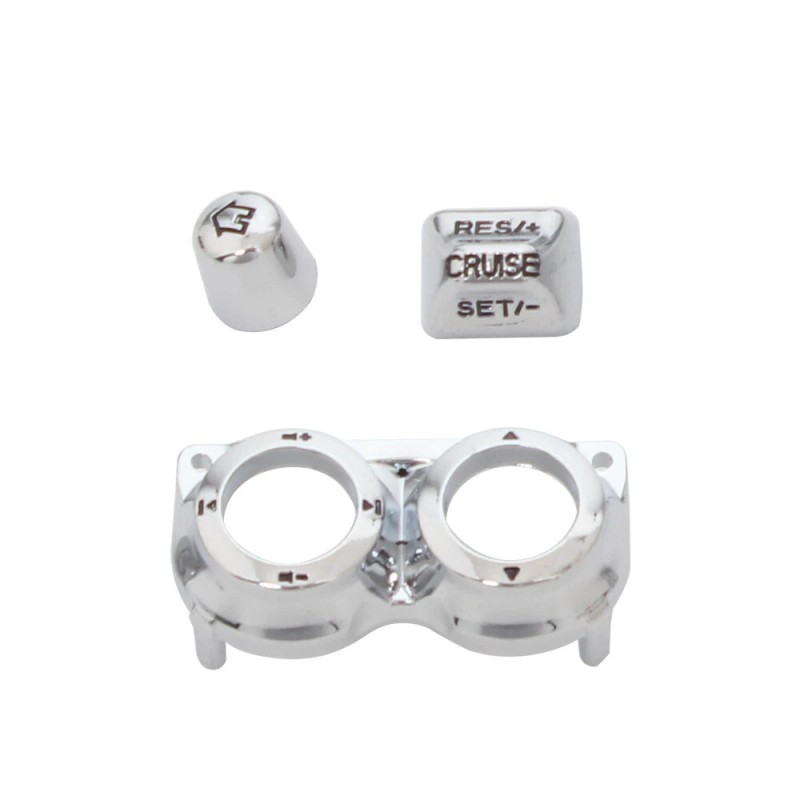 TrichTu Mount 13x Chrome Hand Control Switch Cap Button Cover