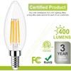 GOLSPARK E12 LED Bulb Dimmable, Candelabra LED Bulb 40W Equivalent,
