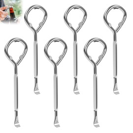 6PCS Paint Tin Opener Tool, Alloy Steel, 2 in 1 Can/Bottle Opener