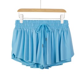 Pantalones cortos atléticos para mujer, gimnasio, yoga, entrenamiento, correr, motociclista, elastano, mariposa, tenis, linda, ropa de verano