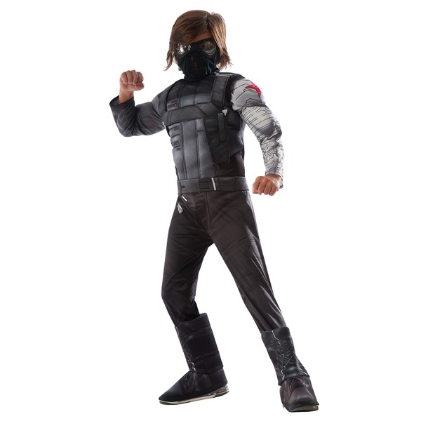 Rubie's Captain America: Civil War Winter Soldier Deluxe Muscle Chest Child, M