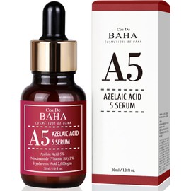 Cos De BAHA- FÓRMULA POTENTE: Contiene un 5% de ácido azelaico para mejorar la claridad y suavidad de la piel.