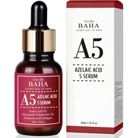 Cos De BAHA- FÓRMULA POTENTE: Contiene un 5% de ácido azelaico para mejorar la claridad y suavidad de la piel.