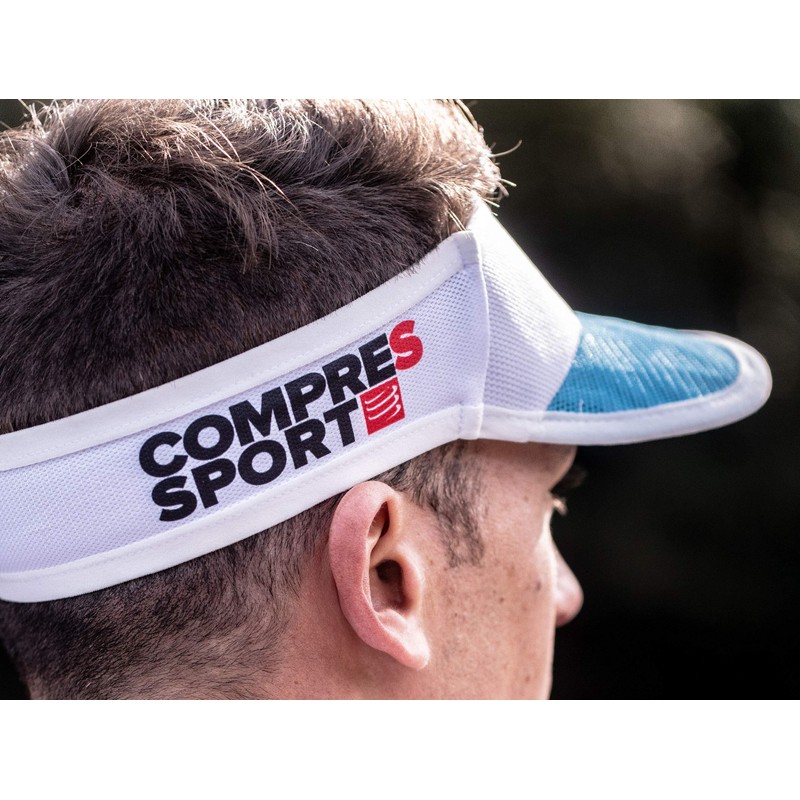 COMPRESSPORT Erwachsene Visoren, Weiß/Blau, One Size