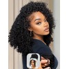 Julia Hair Afro Kinky Curly Half Wigs Human Hair 4C