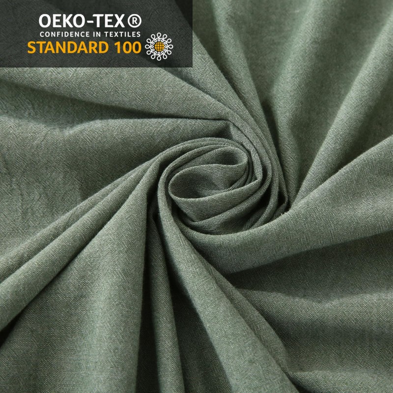 SOULFUL Fitted Sheet 180 x 200 cm, 100% Washed Cotton