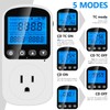 Plug in Thermostat Temperature Controller, Digital Thermostat Controlled Outlet Plug