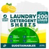Sudstainables Laundry Detergent Sheets 200 Loads – Dissolvable Laundry Sheet