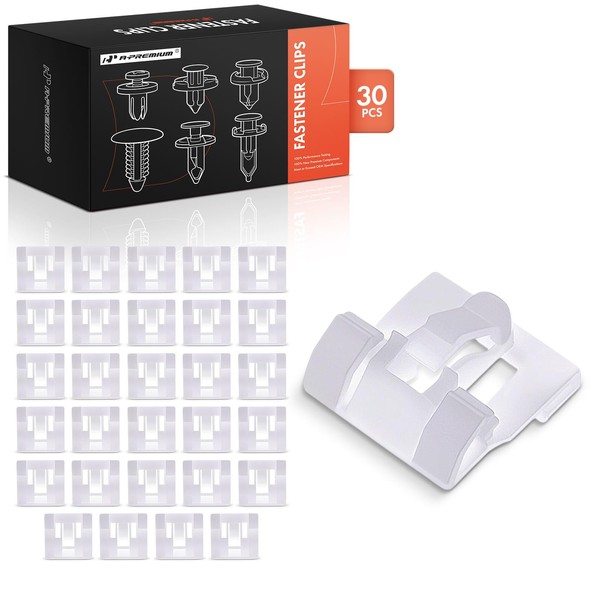 A-Premium 30 PCS Window Belt Moulding Car Retainer Fastener Push