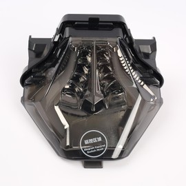 Tail Light Assemblies Compatible with MT07 FZ-07 FZ07 2014-2017 / YZF R3 2015-2024 / R25 2014-2024 / MT-03 2015-2019 / MT-25 2015-2019 Equipped Smoke LED Turn Signal Integrated Blinker