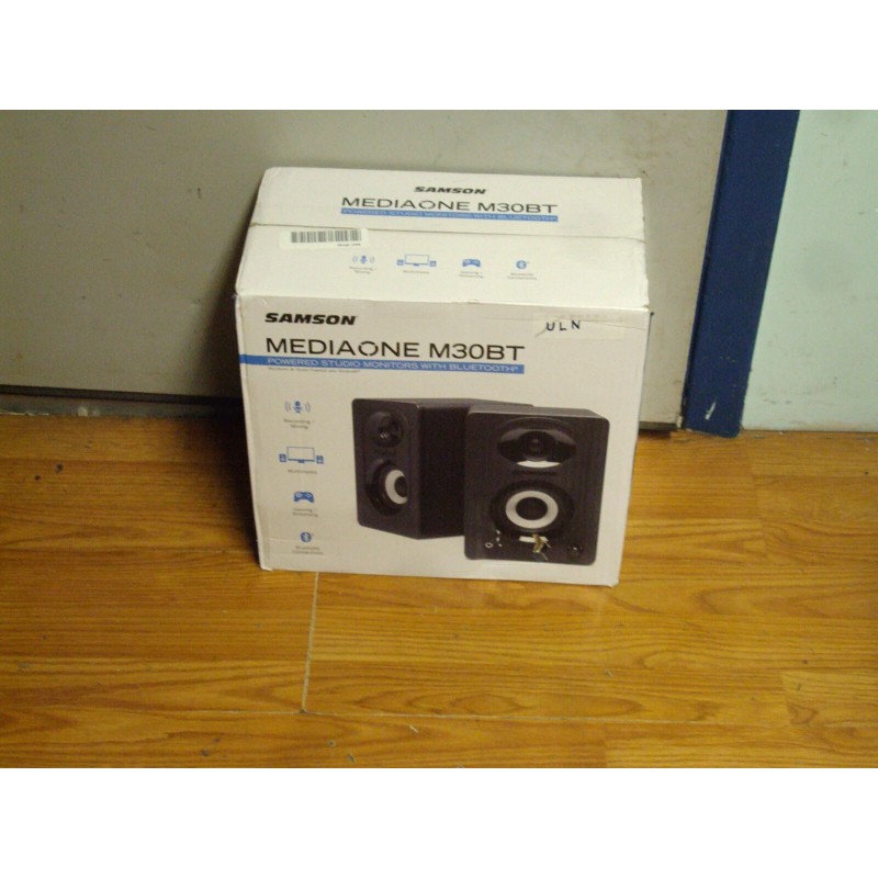 Samson Technologies New Samson MediaOne M30BT 3-Inch Powered Bluetooth Studio