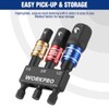 WORKPRO Impact Grade Socket Adapter Set, 1/4", 3/8", & 1/2"