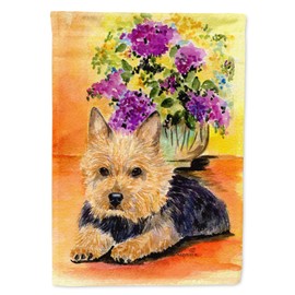 Caroline's Treasures SS8297GF Norwich Terrier Garden Flag Mailbox Flag Decorative Yard Flag Banner Outside Patio Artwork Yard Flower Beds, Garden Size, Multicolor